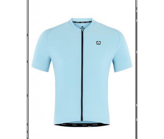 Grote foto megmeister ultrafris cycling jersey light blue medium kleding heren sportkleding