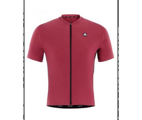 Grote foto megmeister ultrafris cycling jersey burgundy medium kleding heren sportkleding