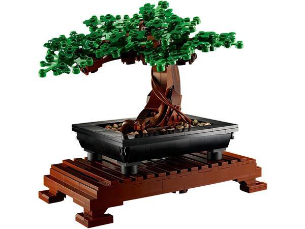 Grote foto lego creator expert 10281 bonsai boompje kinderen en baby duplo en lego