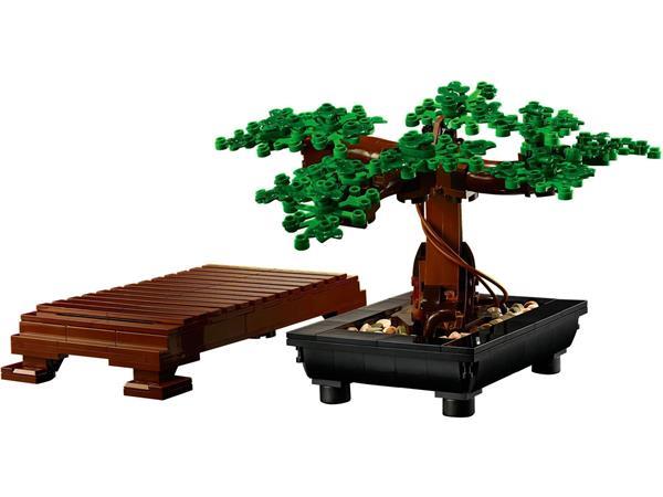 Grote foto lego creator expert 10281 bonsai boompje kinderen en baby duplo en lego