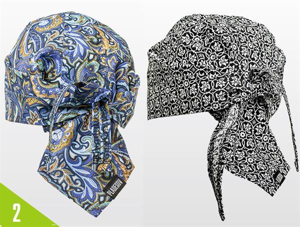 Grote foto twee kopftuch bandanas. hoofdsjaal. a bw kleding heren hoeden en petten