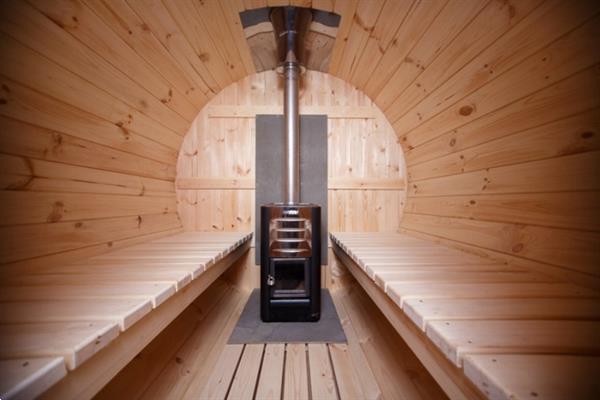 Grote foto yukon cedar barrelsauna 400 beauty en gezondheid sauna
