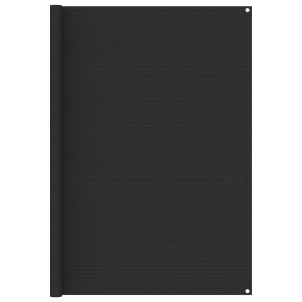 Grote foto vidaxl tenttapijt 200x400 cm antracietkleurig caravans en kamperen kampeertoebehoren