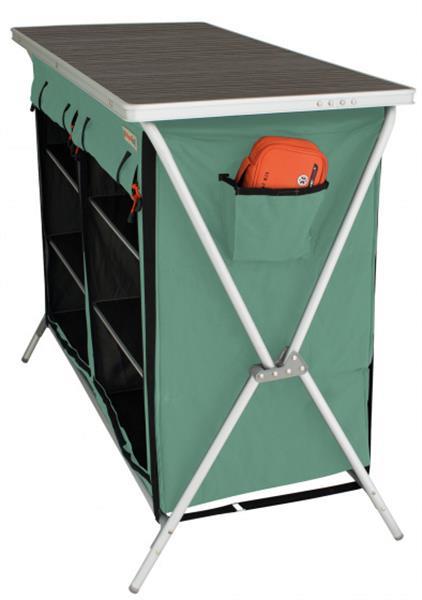 Grote foto campingkast brocas 110 x 52 x 90 cm aluminium groen zwart caravans en kamperen caravan accessoires