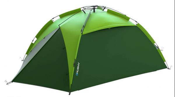 Grote foto tent compact outdoor beasy 3 persoons polyester groen caravans en kamperen tenten