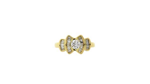 Grote foto gouden ring met diamant 18 krt 2997.5 sieraden tassen en uiterlijk ringen voor haar