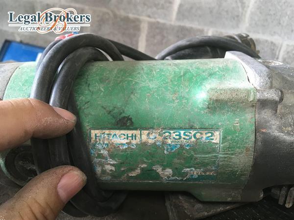 Grote foto hitachi c23sc2 haakse slijptol doe het zelf en verbouw gereedschappen en machines