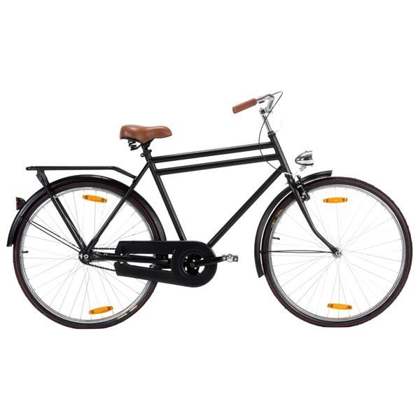 Grote foto vidaxl opafiets 28 inch 57 cm frame fietsen en brommers herenfietsen