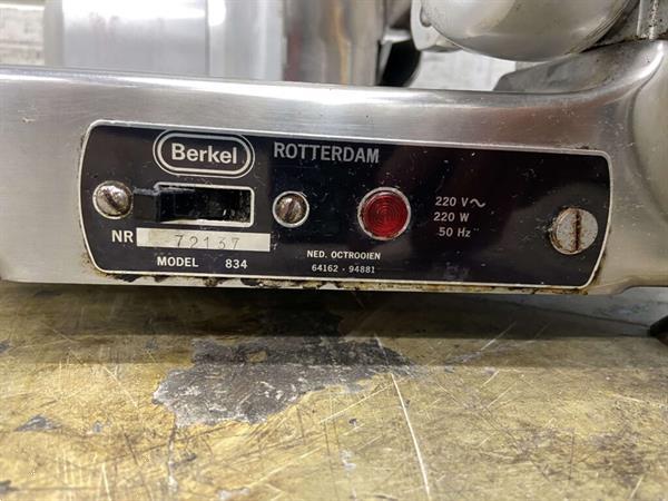 Grote foto berkel 834 rvs snijmachine 230v horeca slagerij diversen overige diversen