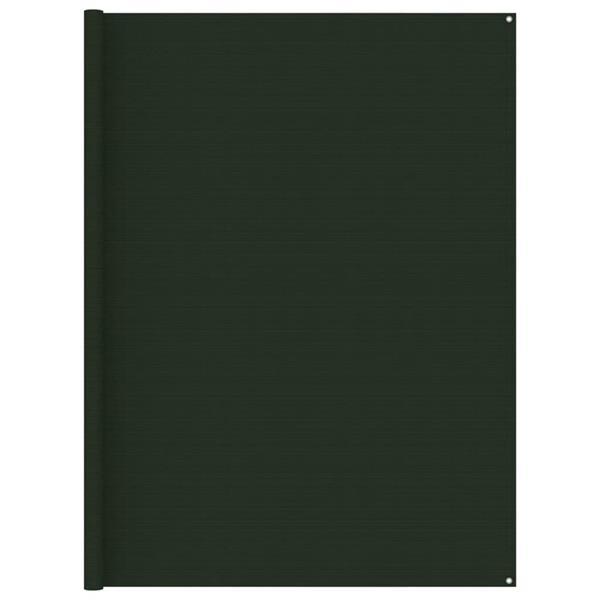 Grote foto vidaxl tenttapijt 250x350 cm donkergroen caravans en kamperen kampeertoebehoren