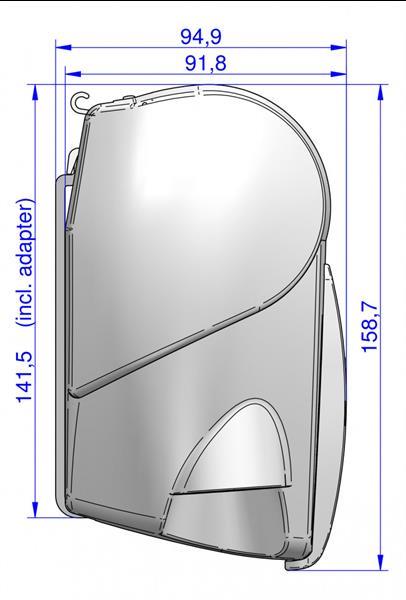 Grote foto thule 5003 230 wit sapphire blue caravans en kamperen caravan accessoires