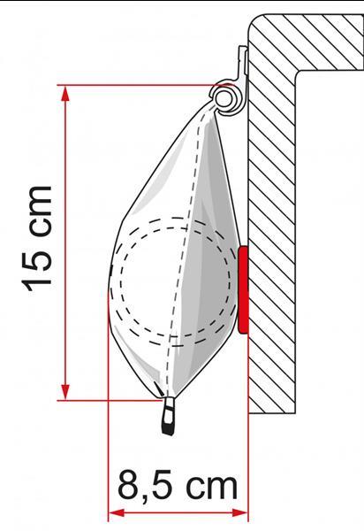 Grote foto fiamma caravanstore zip xl 550 royal grey 2021 caravans en kamperen caravan accessoires