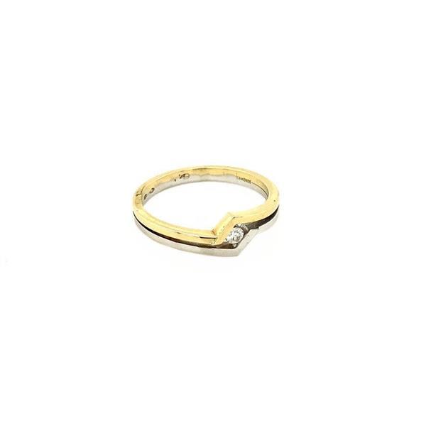 Grote foto gouden ring met diamant 14 krt 262.5 sieraden tassen en uiterlijk ringen voor haar
