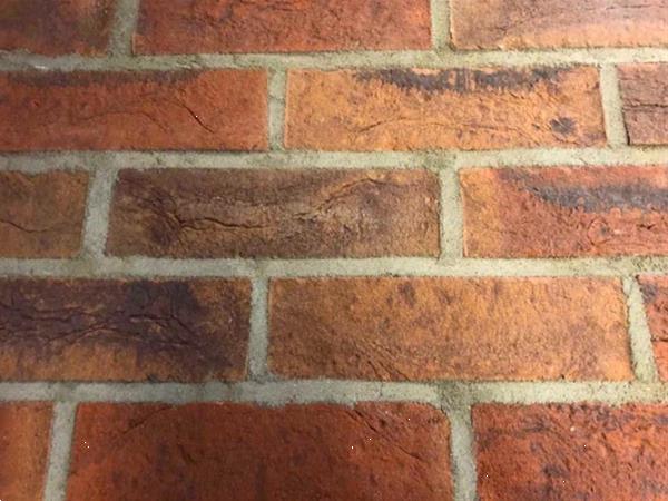 Grote foto witte kalkzand strips doe het zelf en verbouw metselstenen