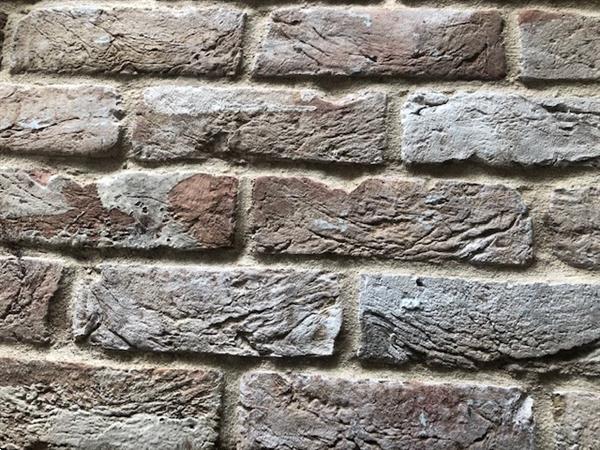 Grote foto witte kalkzand strips doe het zelf en verbouw metselstenen