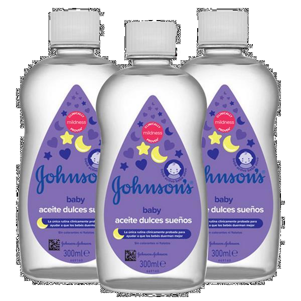 Grote foto johnson baby olie 3 x 300ml voordeelverpakking kinderen en baby dekens en slaapzakjes