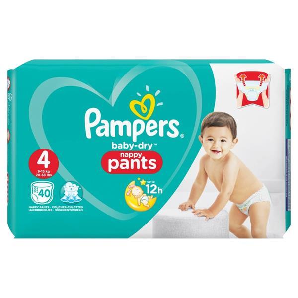 Grote foto pampers baby dry pants maat 4 jumbo pack 40 luierbroek kinderen en baby dekens en slaapzakjes