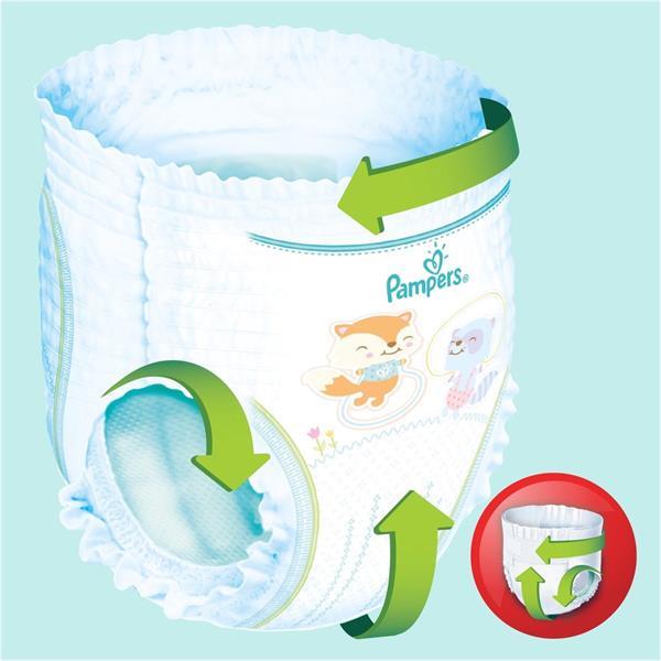 Grote foto pampers baby dry pants maat 4 jumbo pack 40 luierbroek kinderen en baby dekens en slaapzakjes