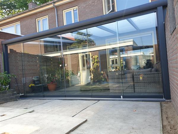 Grote foto veranda overkappingen glazenschuifwanden tuin en terras veranda en overkappingen