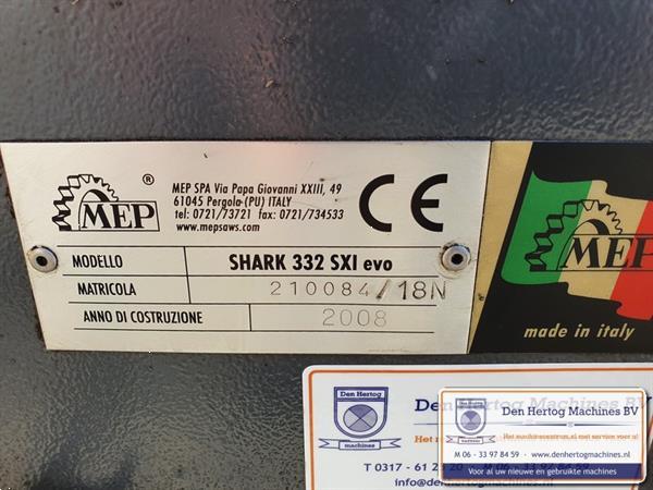 Grote foto mep shark 332 sxi evo bandzaagmachine met nevelsmering doe het zelf en verbouw materialen en producten