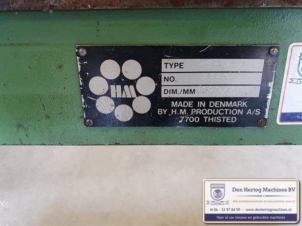Grote foto zetbank hm met voetklemming 1020x1mm zink koper staal alu doe het zelf en verbouw gereedschappen en machines