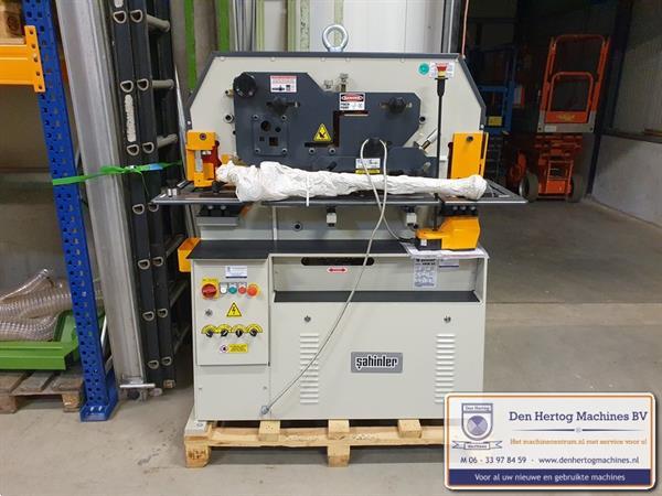 Grote foto multyworker hkm60 ironworker ponsknipmachine 60ton compact doe het zelf en verbouw gereedschappen en machines