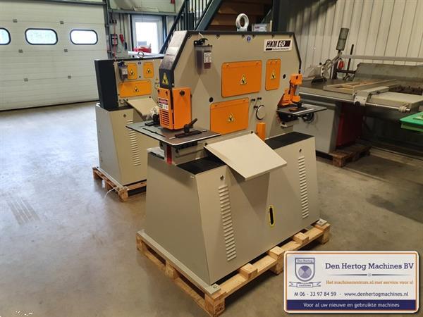 Grote foto multyworker hkm60 ironworker ponsknipmachine 60ton compact doe het zelf en verbouw gereedschappen en machines