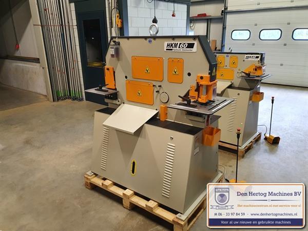 Grote foto multyworker hkm60 ironworker ponsknipmachine 60ton compact doe het zelf en verbouw gereedschappen en machines