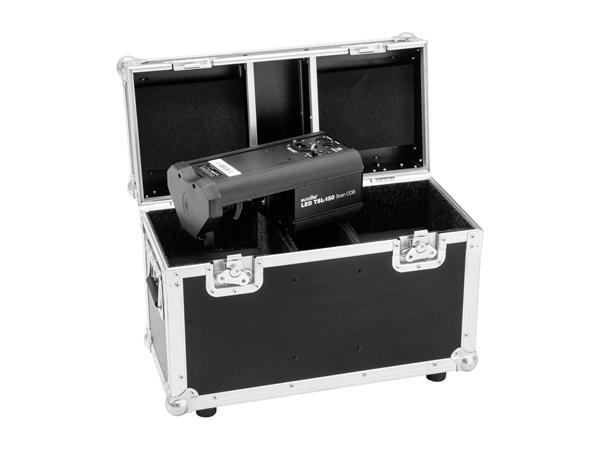 Grote foto roadinger flightcase 2x led tsl 150 muziek en instrumenten overige muziek en instrumenten
