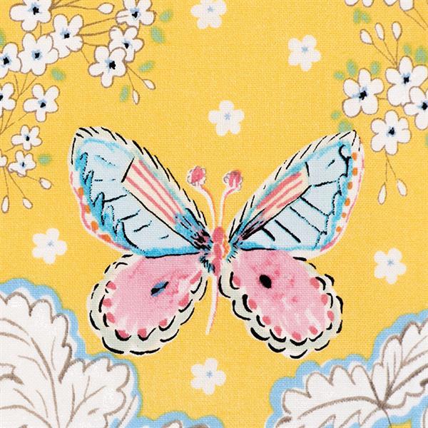 Grote foto vlinder stof katoen met een vlinder print hobby en vrije tijd stoffen en lappen