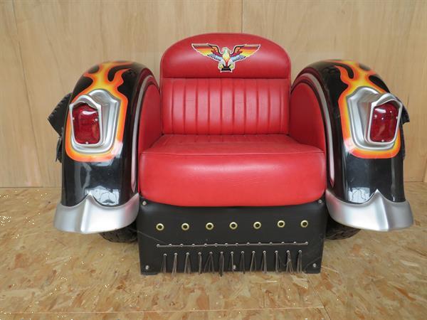 Grote foto prachtige harley davidson stoel antiek en kunst stoelen en banken
