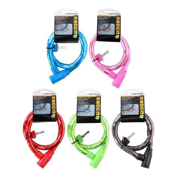 Grote foto kabelslot blauw 800x18mm motoren overige accessoires