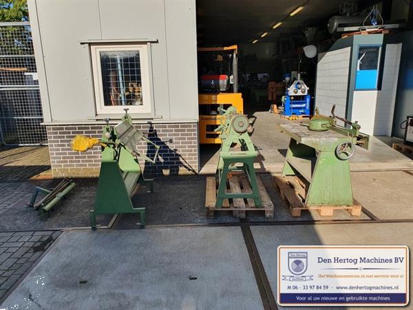 Grote foto jorg zinkstraat zetbank wals schaar kraalmachine zinkwerk doe het zelf en verbouw gereedschappen en machines