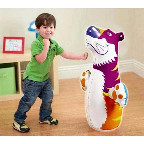 Grote foto intex grote 3d bop bag dino tijger of dolfijn assorti kinderen en baby babyspeelgoed