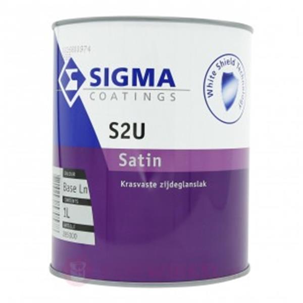 Grote foto sigma s2u satin tigron satin 1l ral 9010 gebroken wit doe het zelf en verbouw verven en sierpleisters