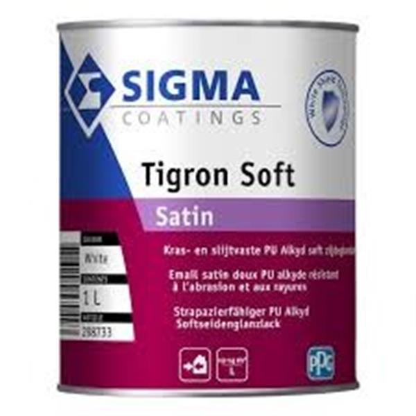 Grote foto sigma s2u satin tigron satin 1l ral 9010 gebroken wit doe het zelf en verbouw verven en sierpleisters