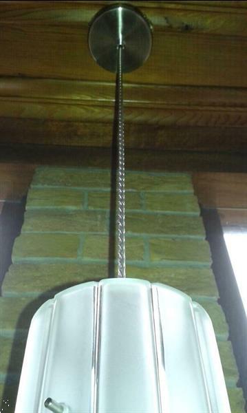 Grote foto lange ranke moderne grote glazen hanglamp huis en inrichting hanglampen