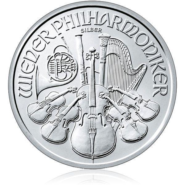 Grote foto 10 stuks zilveren munt philharmoniker 1 t oz. munt is geslag antiek en kunst overige in antiek gebruiksvoorwerpen