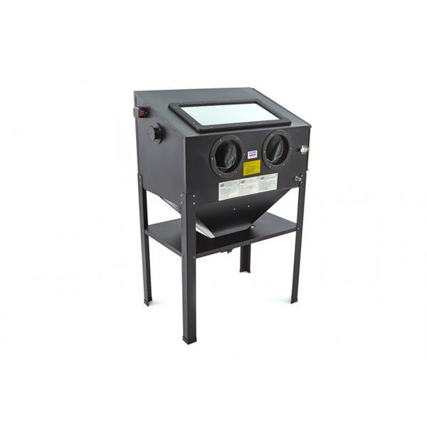 Grote foto straalcabine sbc 220 straalcabines straalkast zwart doe het zelf en verbouw onderdelen en accessoires