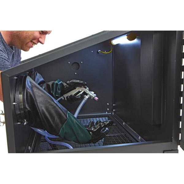 Grote foto straalcabine sbc 220 straalcabines straalkast zwart doe het zelf en verbouw onderdelen en accessoires