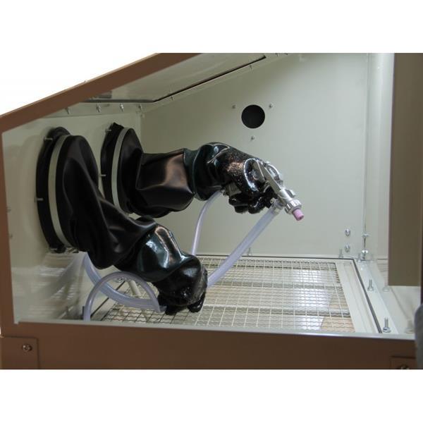 Grote foto straalcabine sbc 220 straalcabines straalkast zwart doe het zelf en verbouw onderdelen en accessoires