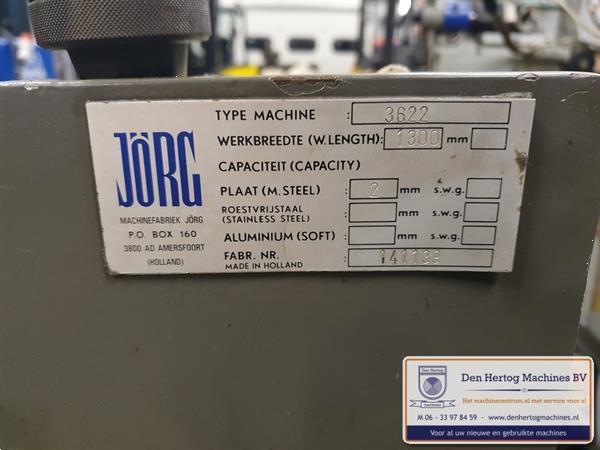 Grote foto jorg machines zetbank 1300x2mm handzetbank plooibank doe het zelf en verbouw gereedschappen en machines