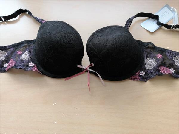 Grote foto voorgevormde zwarte bh lingadore voor b c en d kleding dames ondergoed en lingerie merkkleding