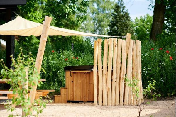 Grote foto zand lodge voor 4 personen met spa op de veluwe in voorthuiz vakantie nederland midden