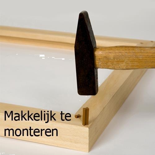 Grote foto houten baklijst antraciet op maat met trap m409 huis en inrichting woningdecoratie