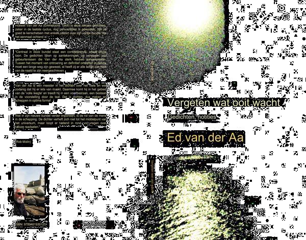 Grote foto ed van der aa vergeten wat ooit wacht boeken gedichten en po zie