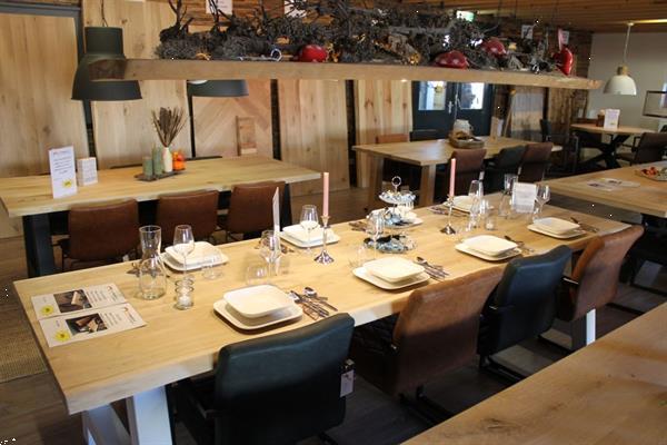 Grote foto elegante rustieke kloostertafel nu 299 huis en inrichting eettafels