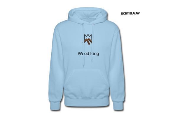 Grote foto wood king hoodie kleding heren truien en vesten