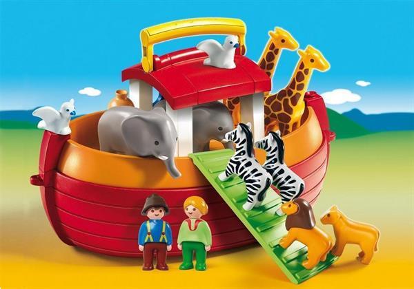 Grote foto playmobil 1.2.3 6765 meeneem ark van noach kinderen en baby duplo en lego