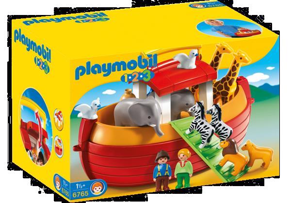 Grote foto playmobil 1.2.3 6765 meeneem ark van noach kinderen en baby duplo en lego